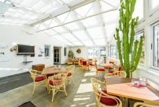 Aparthotel Das Moriggl - Wintergarten und Terrasse