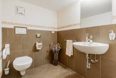Hotel Teresa - Barrierefreie Toilette im Untergeschoss