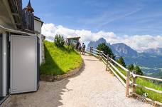Cabinovia Col Raiser - Rampa di accesso alla stazione a monte