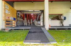 Kabinenbahn Col Raiser - Rampe beim Haupteingang