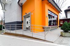 Odeon Kino Bruneck - Rampe im Eingangsbereich