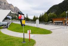 Rampa d'accesso alla stazione a valle
