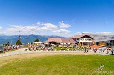 Kabinenbahn Plose - Terrasse Restaurant bei der Bergstation