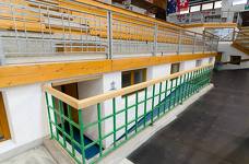 Eisstadion Pranives: Rampe zur Schiedsrichterkabine